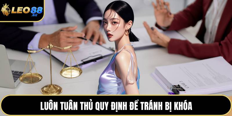 Luôn tuân thủ quy định để tránh bị khóa
