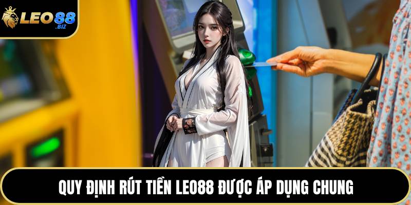 Quy định rút tiền LEO88 được áp dụng chung